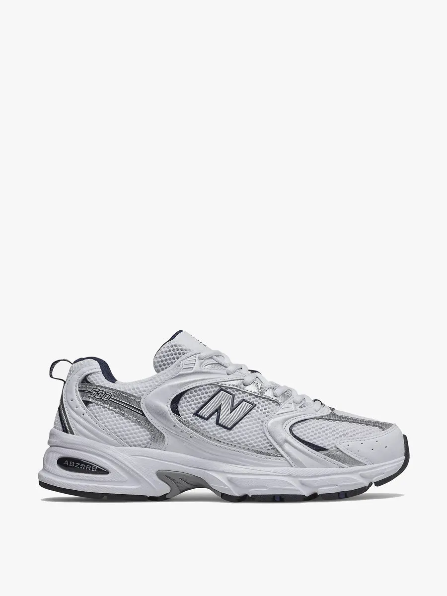 530 - White/silver/navy