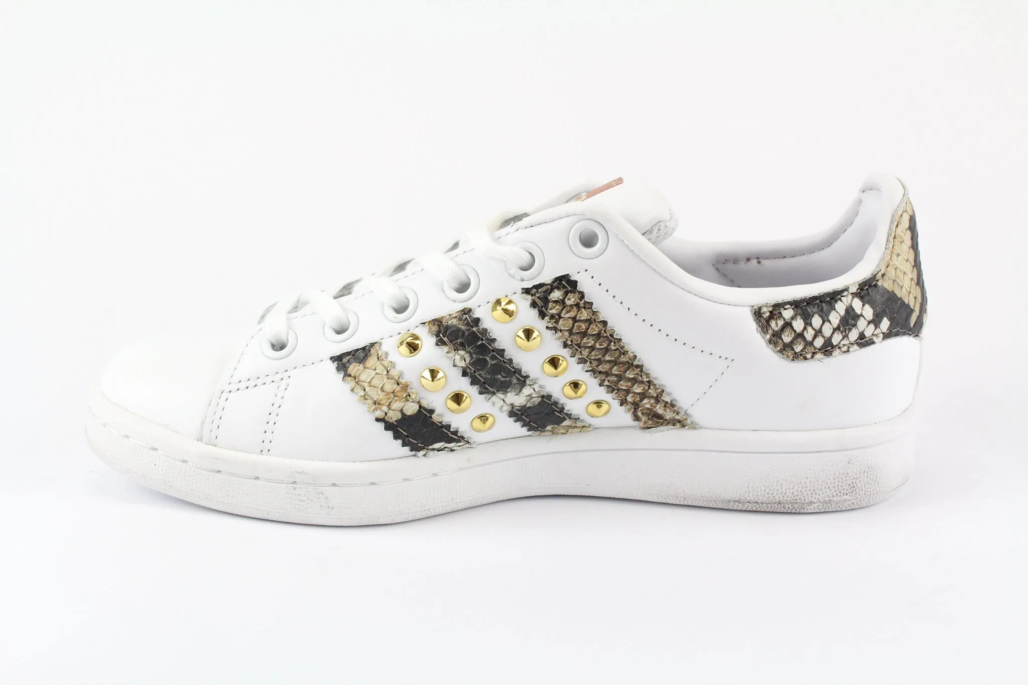 Adidas Stan Smith Pitone & Borchie Oro