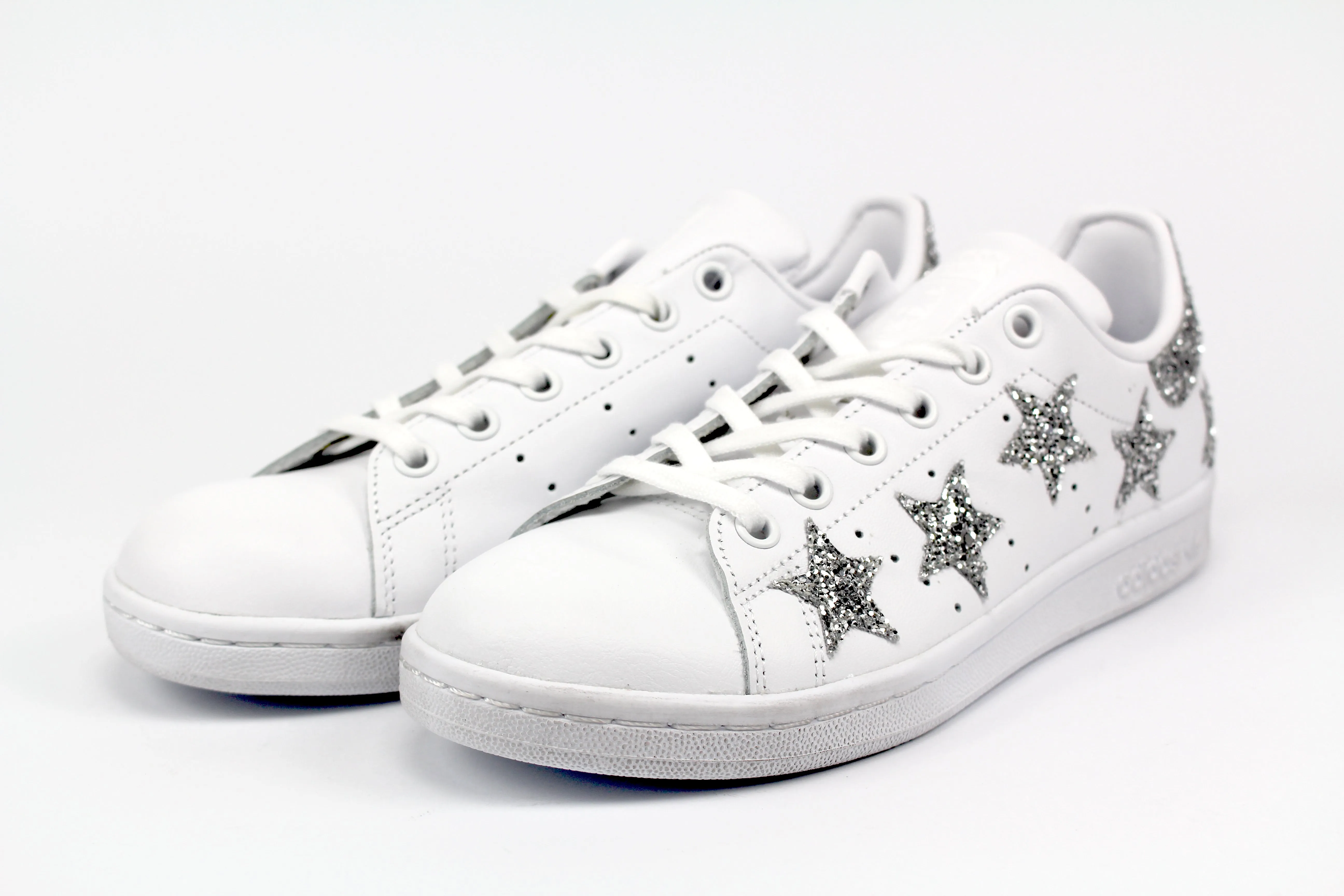 Adidas Stan Smith Stelle Glitter Argento