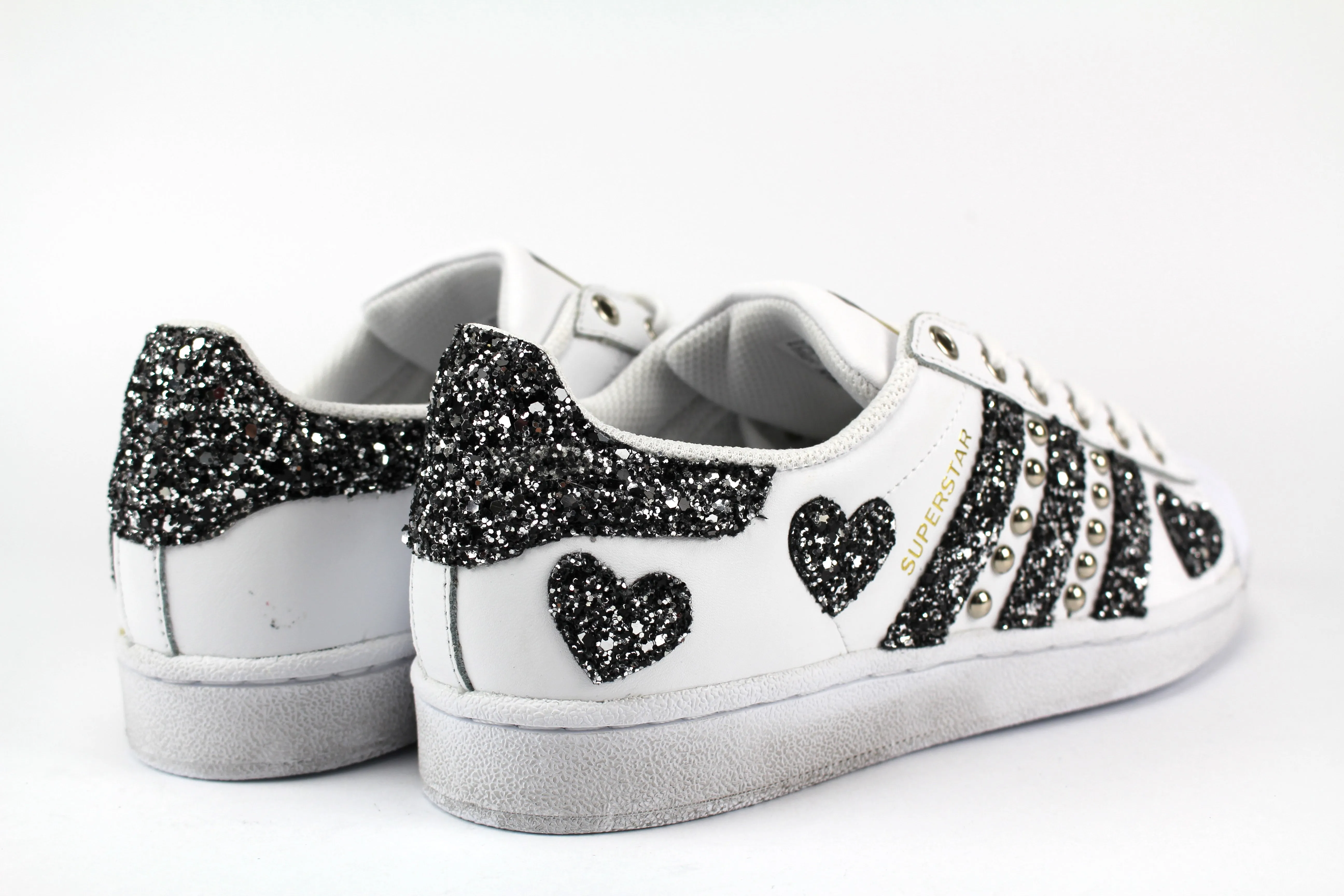 Adidas Superstar Borchie & Cuori Black Silver