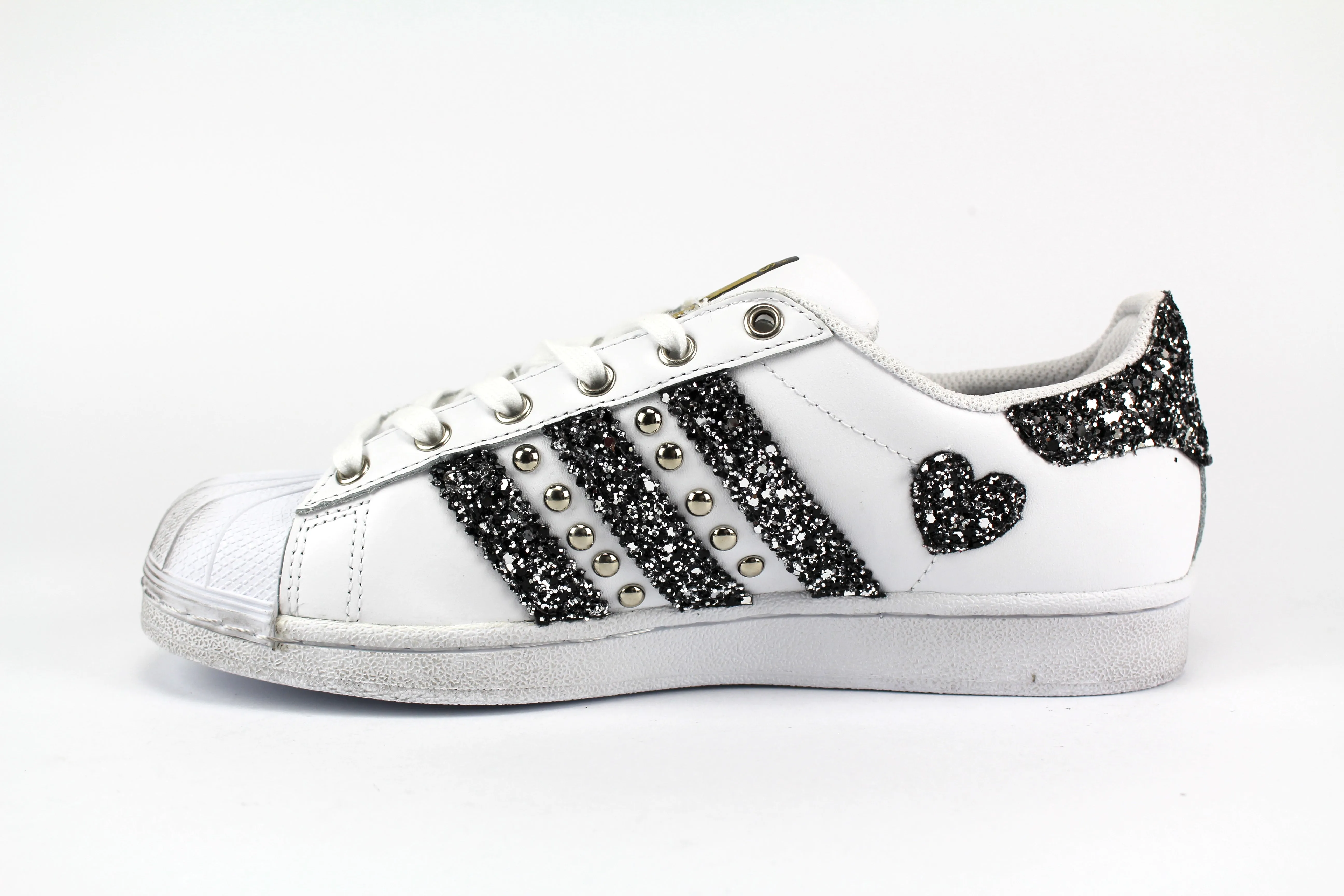 Adidas Superstar Borchie & Cuori Black Silver