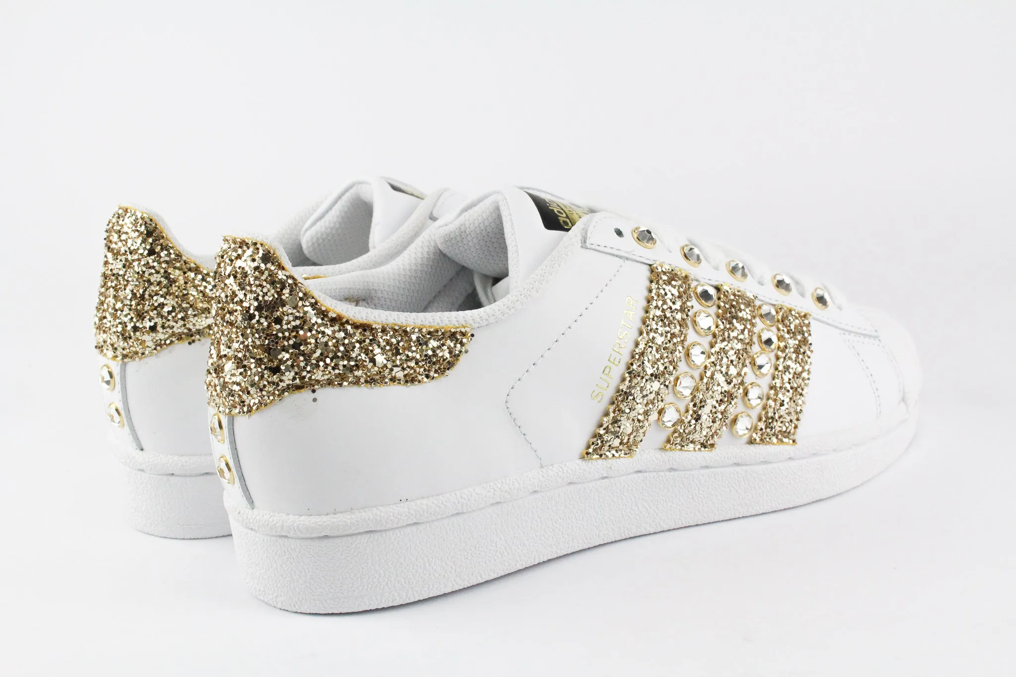 Adidas Superstar Gold Glitter & Strass