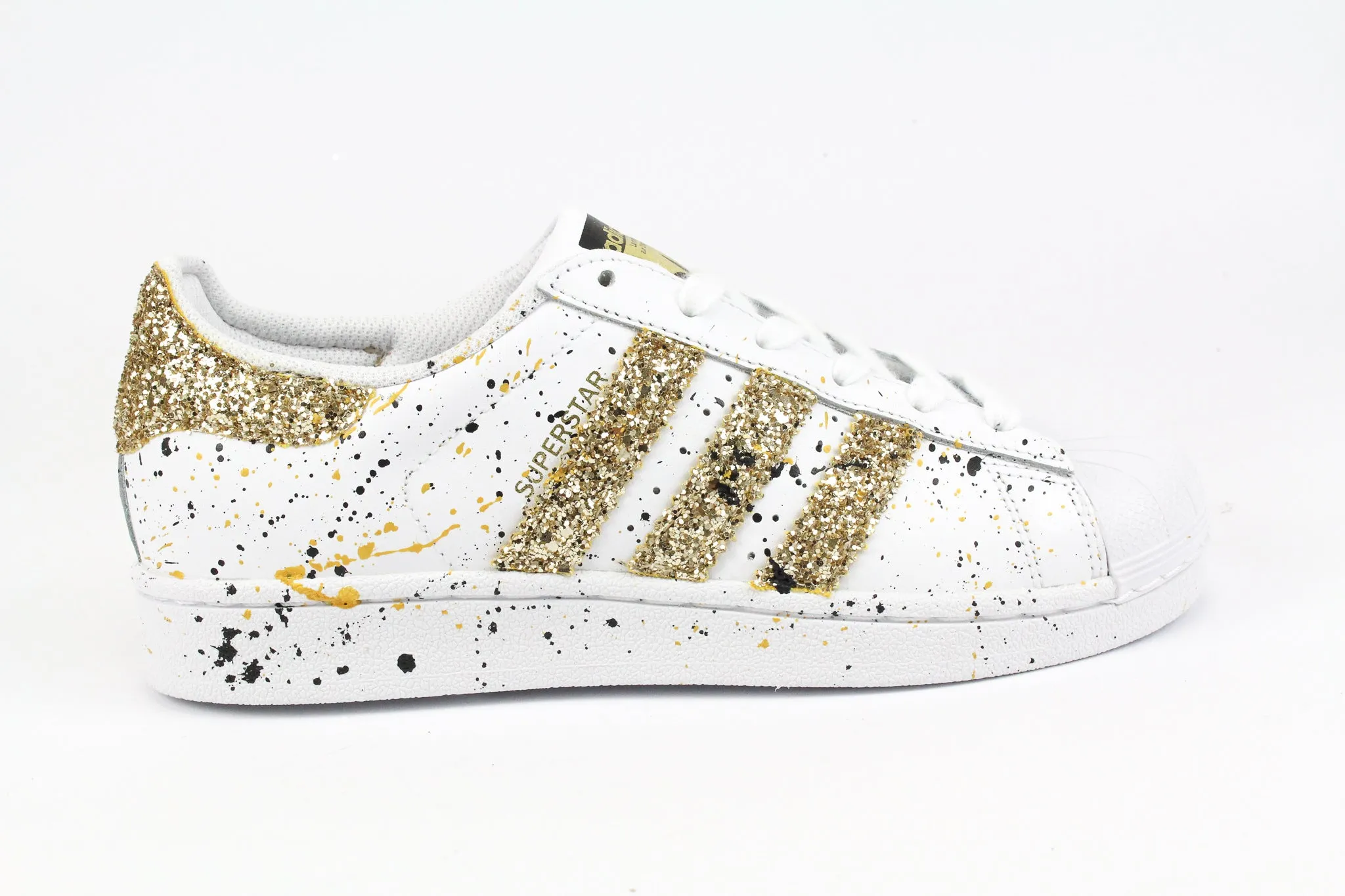 Adidas Superstar Gold Glitter & Vernice