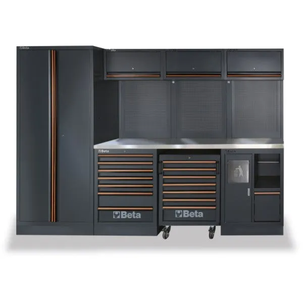 Arredo Officina Beta Utensili C45PRO X piano inox