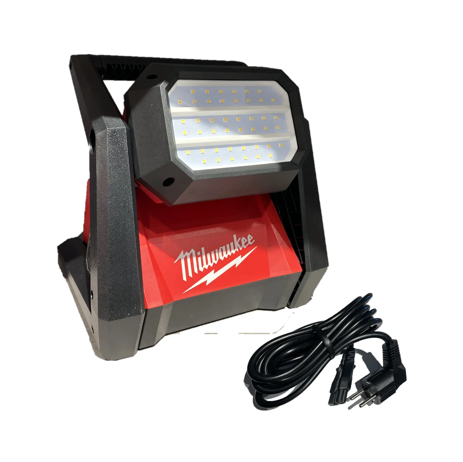 Faro LED da cantiere 4000 lumen a 3 intensità batteria M18 o cavo elettrico MILWAUKEE HOAL-0