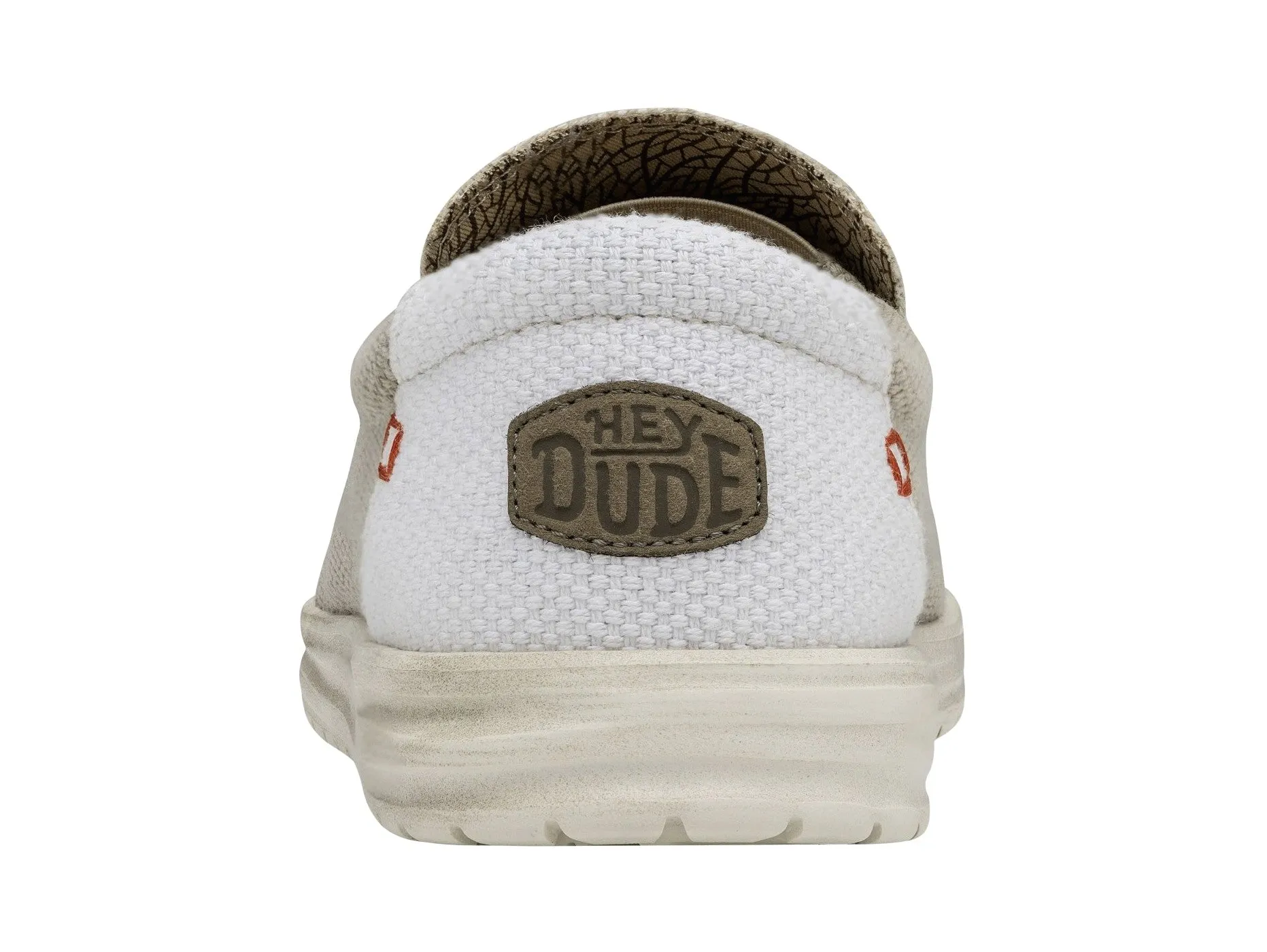 Hey Dude Mikka Braided Off White Slip On Uomo