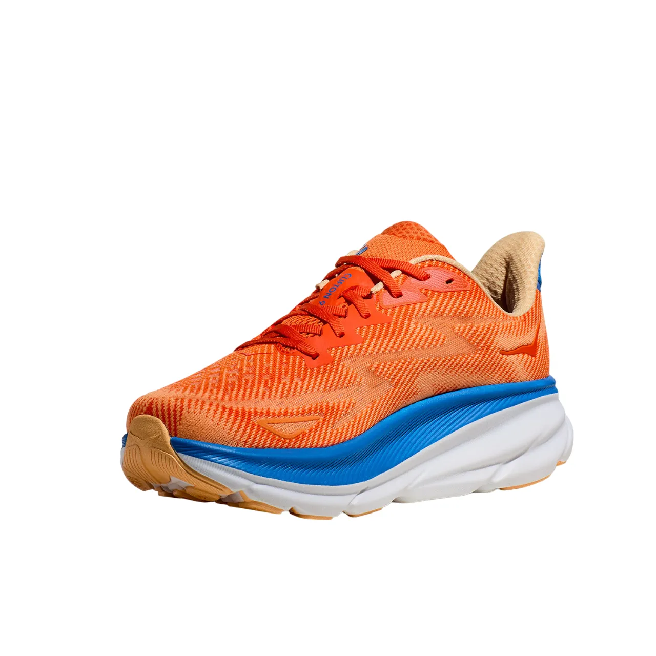 Hoka One One men's running shoe Clifton 9 1127895/VOIM orange light blue blue 