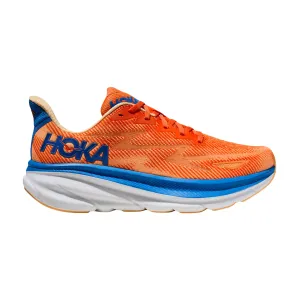 Hoka One One men's running shoe Clifton 9 1127895/VOIM orange light blue blue 