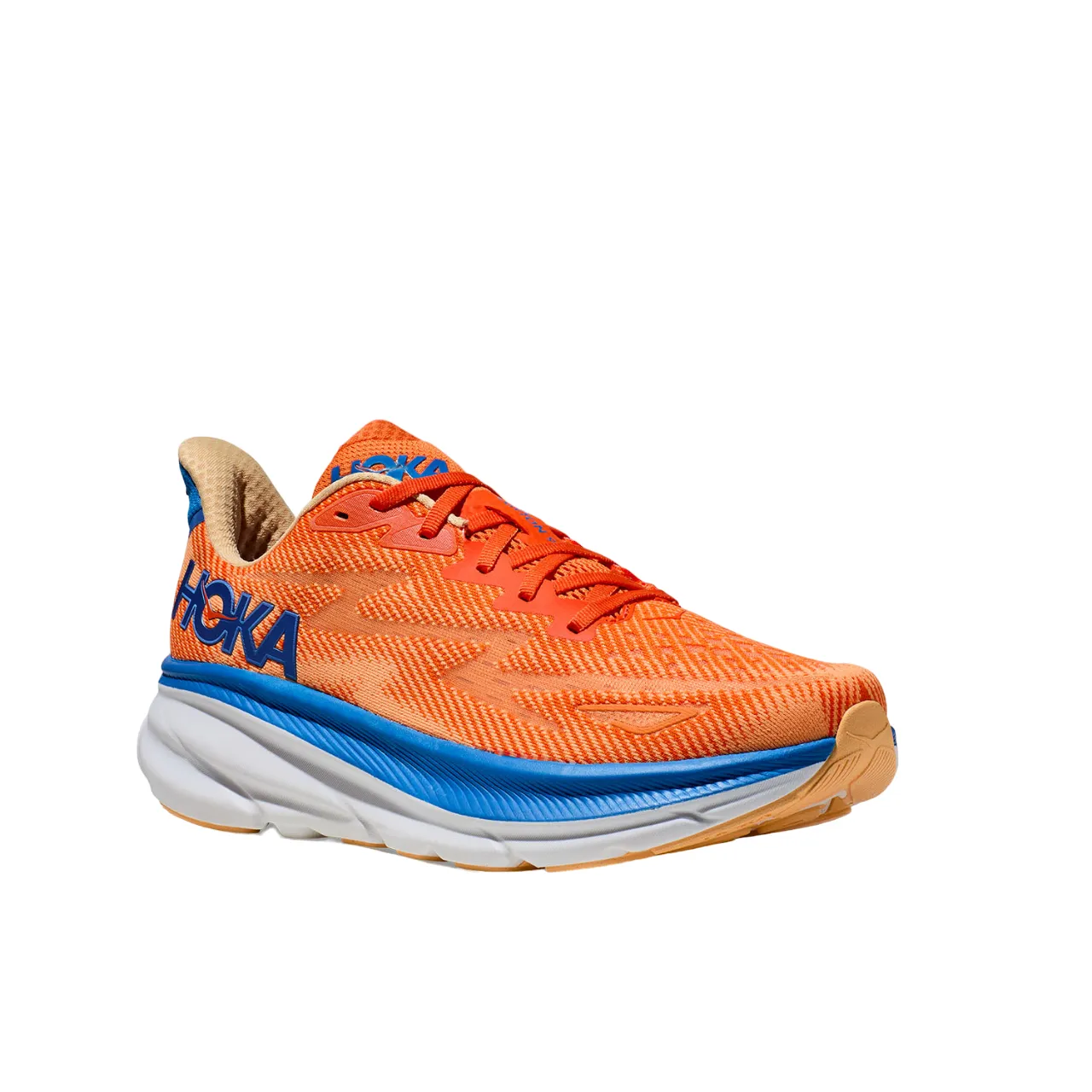 Hoka One One men's running shoe Clifton 9 1127895/VOIM orange light blue blue 