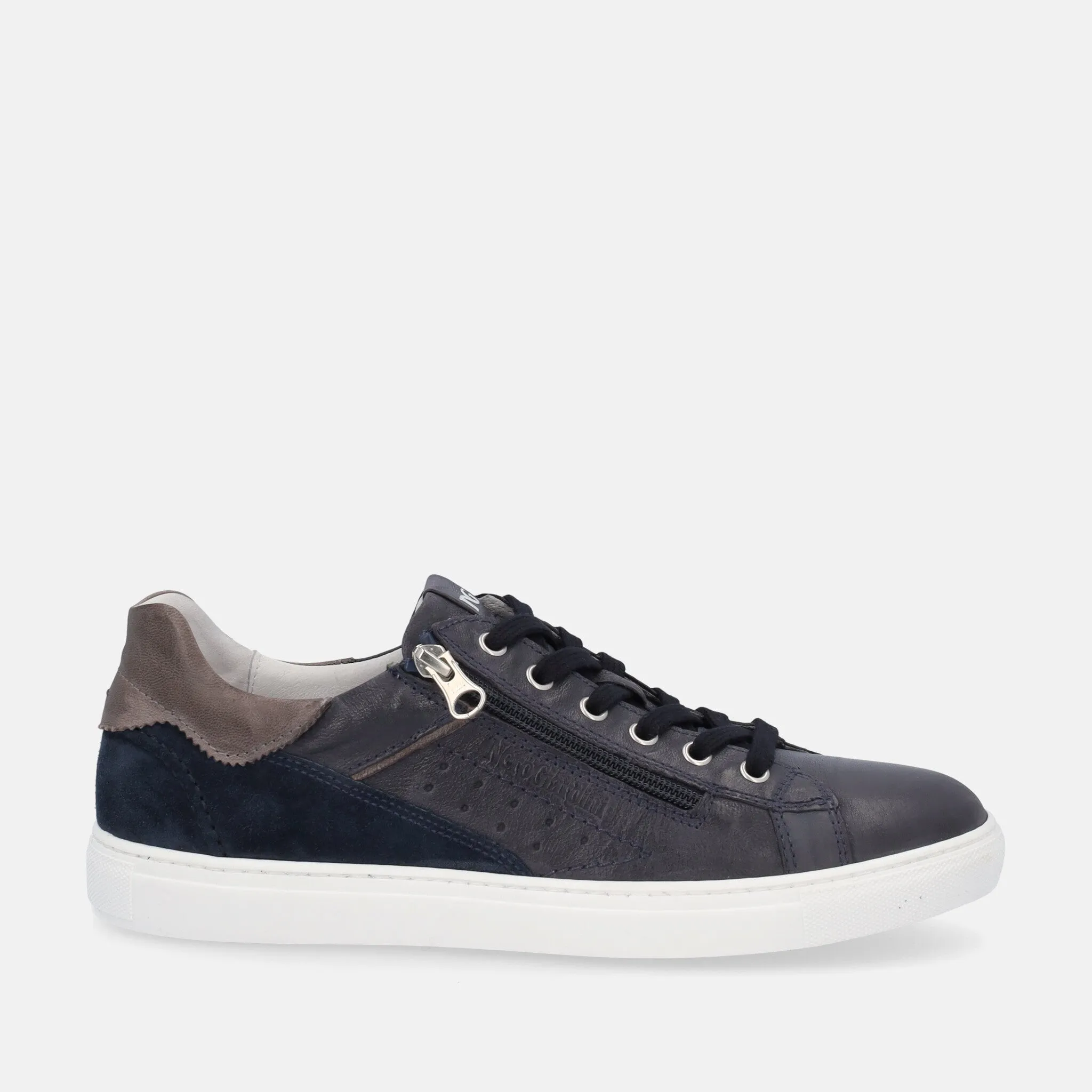 NERO GIARDINI Sneakers zip laterale