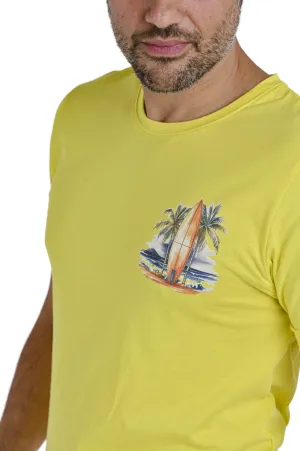 T-Shirt regular Easy Giallo SS24