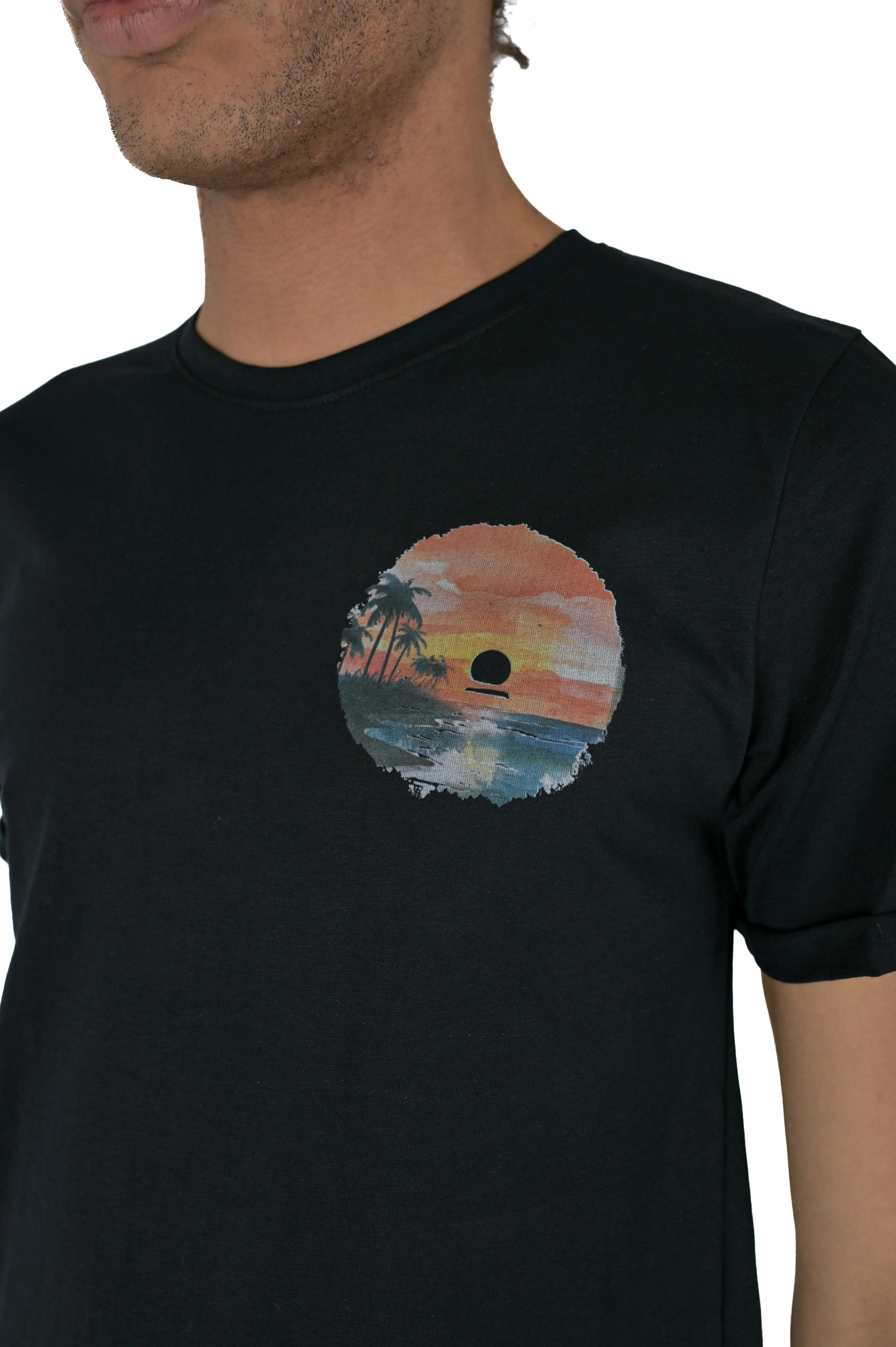 T-Shirt regular Sunsets Blu SS24